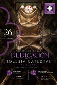Cartel del Aniversario de la Dedicación de la Catedral de Cuenca 2026