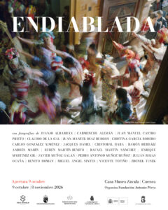 Cartel de la exposición Endiablada en la Casa Museo Zavala de Cuenca