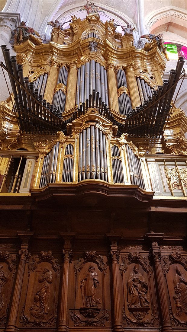 Uno de los órganos históricos de la Catedral de Cuenca