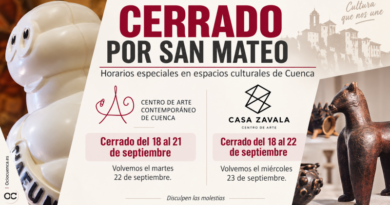 La Fundación Antonio Pérez y el Museo Casa Zavala cierran en Cuenca por San Mateo