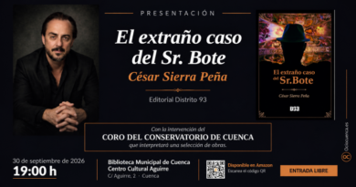 César Sierra Peña presenta en Cuenca su novela negra «El extraño caso del Sr. Bote»