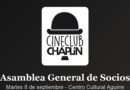 Comunicado del Cineclub Chaplin a sus socios: Asamblea General el 8 de septiembre