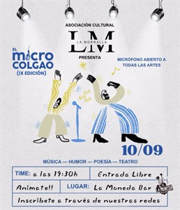 Cartel El Micro Colgao IX edición