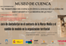 Cartel de la conferencia La cora de Santabariya en el contexto de la Marca Media, Museo de Cuenca