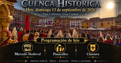 Cuenca Histórica 2026: mañana domingo cierra la fiesta con la marcha cicloturista y el Pasacalles de Clausura