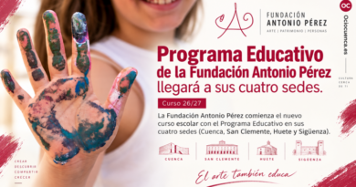 El Programa Educativo de la Fundación Antonio Pérez llega a sus cuatro sedes para el curso 2026/27 El Programa Educativo de la Fundación Antonio Pérez llega a sus cuatro sedes para el curso 2026/27