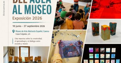 Cartel de la exposicion Del aula al museo 2026 en el Museo de Arte Abstracto Espanol de Cuenca
