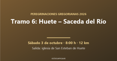La Peregrinación Gregoriana une Huete y Saceda del Río el sábado 3 de octubre