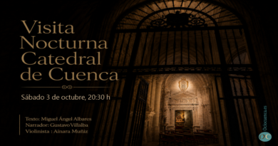 Visita nocturna a la Catedral de Cuenca el sábado 3 de octubre: historia, poesía y música a la luz de la noche