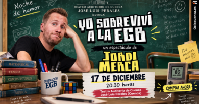 Jordi Merca lleva «Yo sobreviví a la EGB» al Auditorio de Cuenca el 17 de diciembre