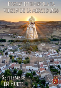 Cartel de las Fiestas en honor a la Virgen de la Merced 2026 de Huete
