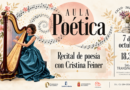 El Aula Poética vuelve a la Biblioteca Fermín Caballero con un recital junto a Cristina Feiner