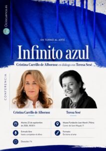 Cartel de la conferencia ‘Infinito azul’ de la Fundación Juan March