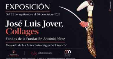 «José Luis Jover, collages» llega al Mercado de las Artes Luisa Sigea de Tarancón