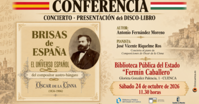 «Brisas de España» presenta en la Biblioteca de Cuenca la música española del compositor Óscar de la Cinna