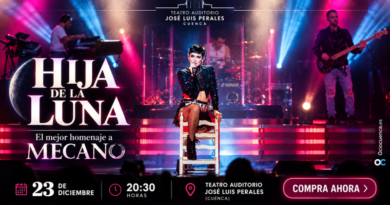 «Hija de la luna», el homenaje a Mecano con Robin Torres, llega al Auditorio de Cuenca el 23 de diciembre