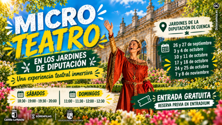 Microteatro en los Jardines de la Diputación