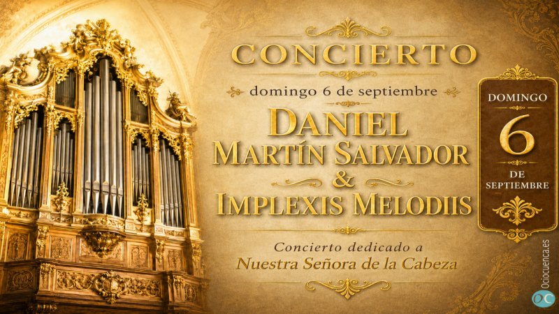 Cartel del concierto de clausura del XIX Ciclo del Organo Historico de Villar de Canas