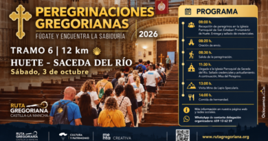 La Peregrinación Gregoriana une Huete y Saceda del Río el sábado 3 de octubre