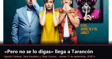 Agustin Jimenez, Sara Escudero y Cesar Camino en la comedia Pero no se lo digas