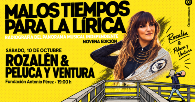 Rozalén protagoniza una charla distendida en «Malos Tiempos para la Lírica» el 10 de octubre