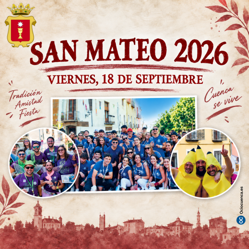 San Mateo 2026: viernes 18 de septiembre