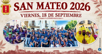 Fiestas de San Mateo 2026: viernes 18, desfile de peñas, pregón de «Alvarito» y primera suelta de vaquillas