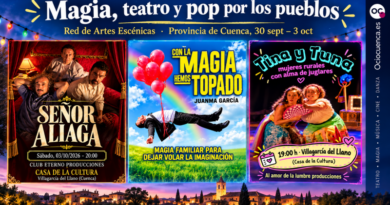 La Red de Artes Escénicas lleva magia, teatro y pop a Santa Cruz de Moya y Villagarcía del Llano esta semana