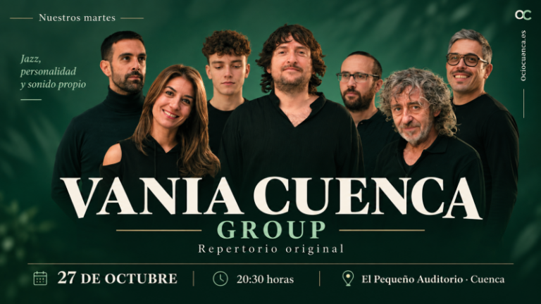 Vania Cuenca Group presenta su jazz sin filtros en el Auditorio de Cuenca el 27 de octubre