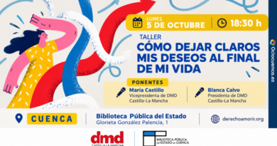 La Biblioteca de Cuenca acoge un taller sobre el testamento vital: cómo dejar claros los deseos al final de la vida
