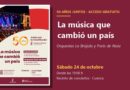 Cartel del concierto de «50 años juntos» en Cuenca con las orquestas La Brújula y París de Noia