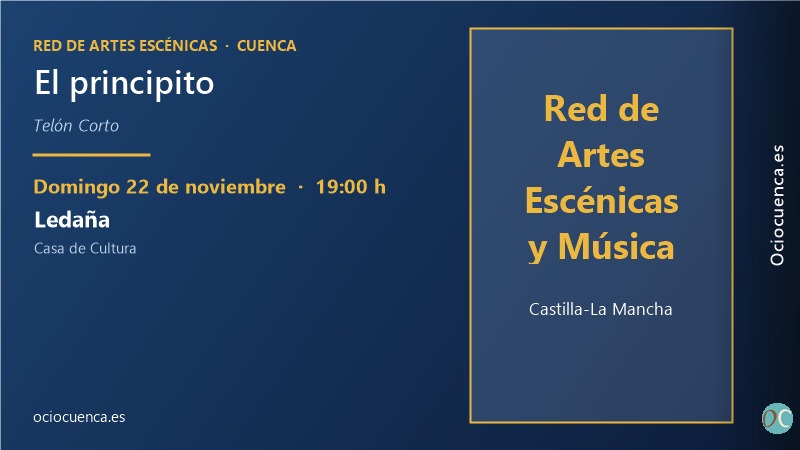 «El principito», de Telón Corto, en Ledaña: Red de Artes Escénicas de Castilla-La Mancha