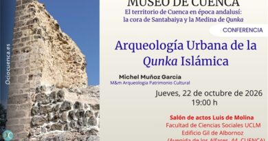 Invitación a la conferencia «Arqueología Urbana de la Qunka Islámica», de Michel Muñoz García