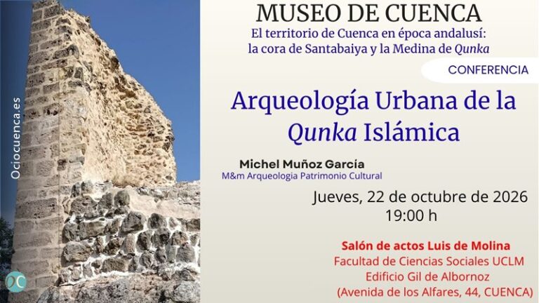 Michel Muñoz desvela la Cuenca islámica: alcázar en Mangana, mezquita bajo la catedral y hallazgos en las obras de los remontes
