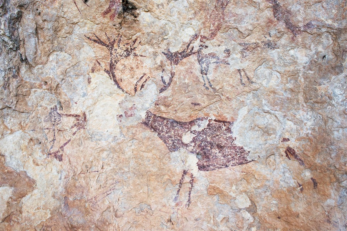 Pinturas rupestres de la Solana de las Covachas, en Nerpio (Albacete)