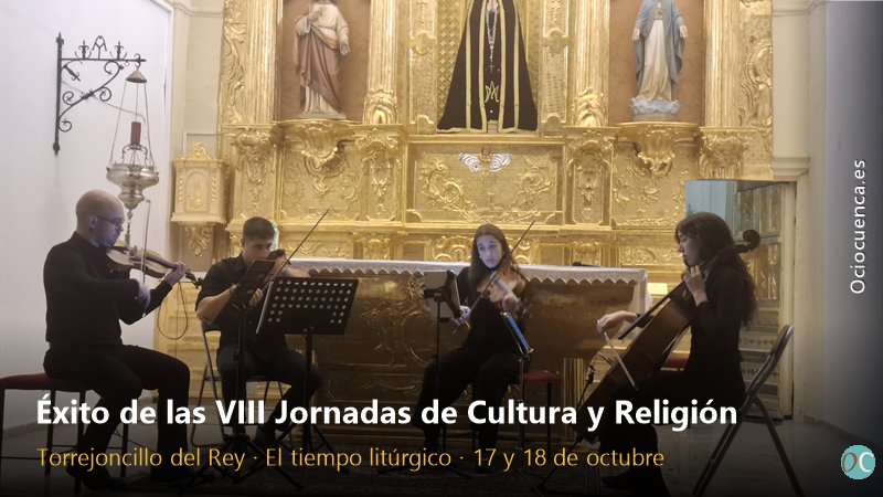El Cuarteto Vivaldi en el concierto «El Eco del Tiempo» en la Ermita de la Soledad de Torrejoncillo del Rey