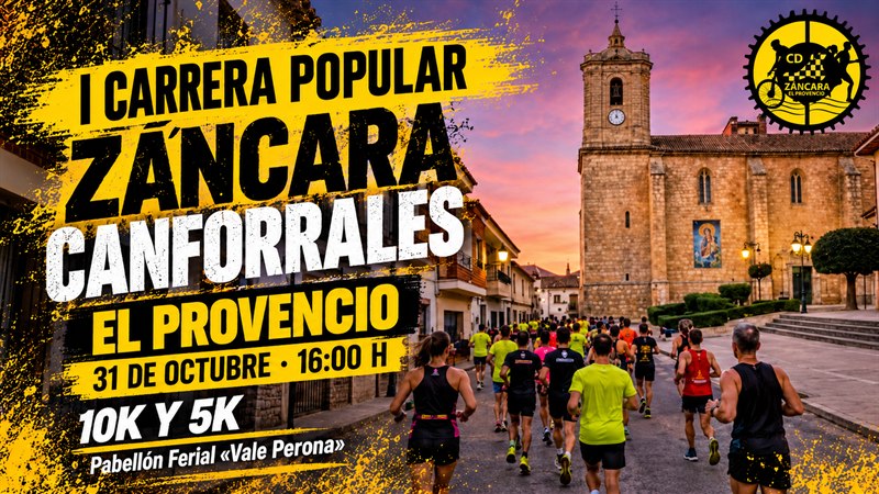 I Carrera Popular Záncara Canforrales · Pabellón Ferial «Vale Perona» de El Provencio