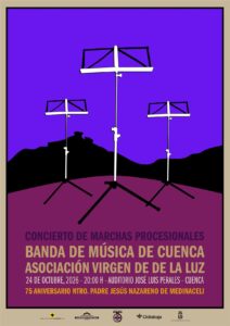 Cartel del concierto del 75 aniversario del Medinaceli