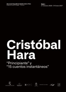 Cartel de la exposición de Cristóbal Hara en el Museo de Fotografía de Huete