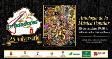 Rondadores celebra sus 25 años con una «Antología de la Música Popular» en el salón de actos de Unicaja