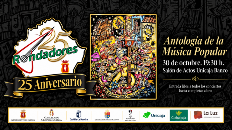Rondadores celebra sus 25 años con una «Antología de la Música Popular» en el salón de actos de Unicaja