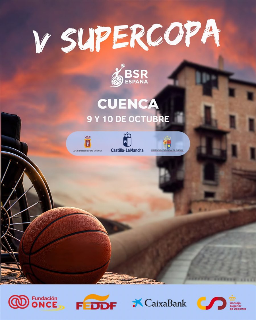 Cartel de la V Supercopa BSR España, 9 y 10 de octubre de 2026 en Cuenca