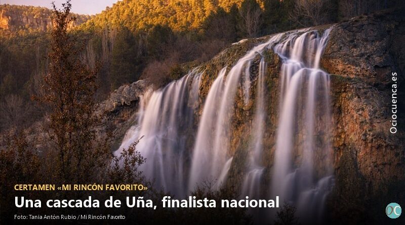 Cascada en Uña (Cuenca), fotografía de Tania Antón Rubio finalista del certamen Mi Rincón Favorito