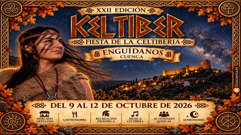 KELTIBER 2026: Enguídanos vuelve a sus raíces celtíberas del 9 al 12 de octubre