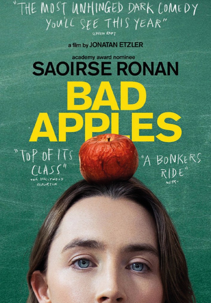Cartel de «Bad Apples», de Jonatan Etzler, en el Cineclub Chaplin de Cuenca