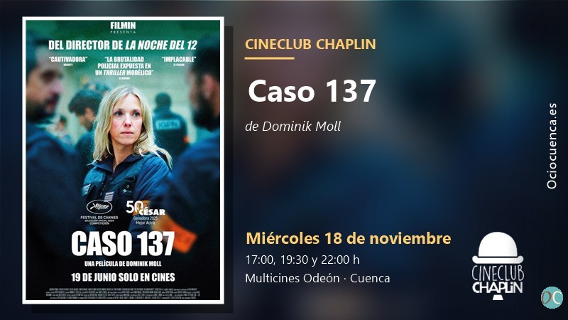Cineclub Chaplin de Cuenca: «Caso 137», de Dominik Moll, miércoles 18 de noviembre