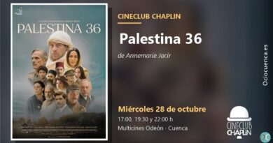 Cineclub Chaplin de Cuenca: «Palestina 36», de Annemarie Jacir, miércoles 28 de octubre