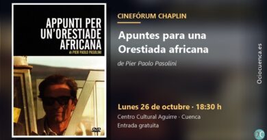 Cinefórum Chaplin de Cuenca: «Apuntes para una Orestiada africana», de Pier Paolo Pasolini, lunes 26 de octubre en el Centro Cultural Aguirre