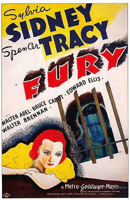 Cartel de «Furia», de Fritz Lang, en el Cinefórum Chaplin de Cuenca