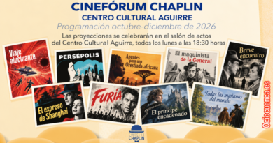 Cinefórum Chaplin, programación octubre-diciembre de 2026 en el Centro Cultural Aguirre de Cuenca